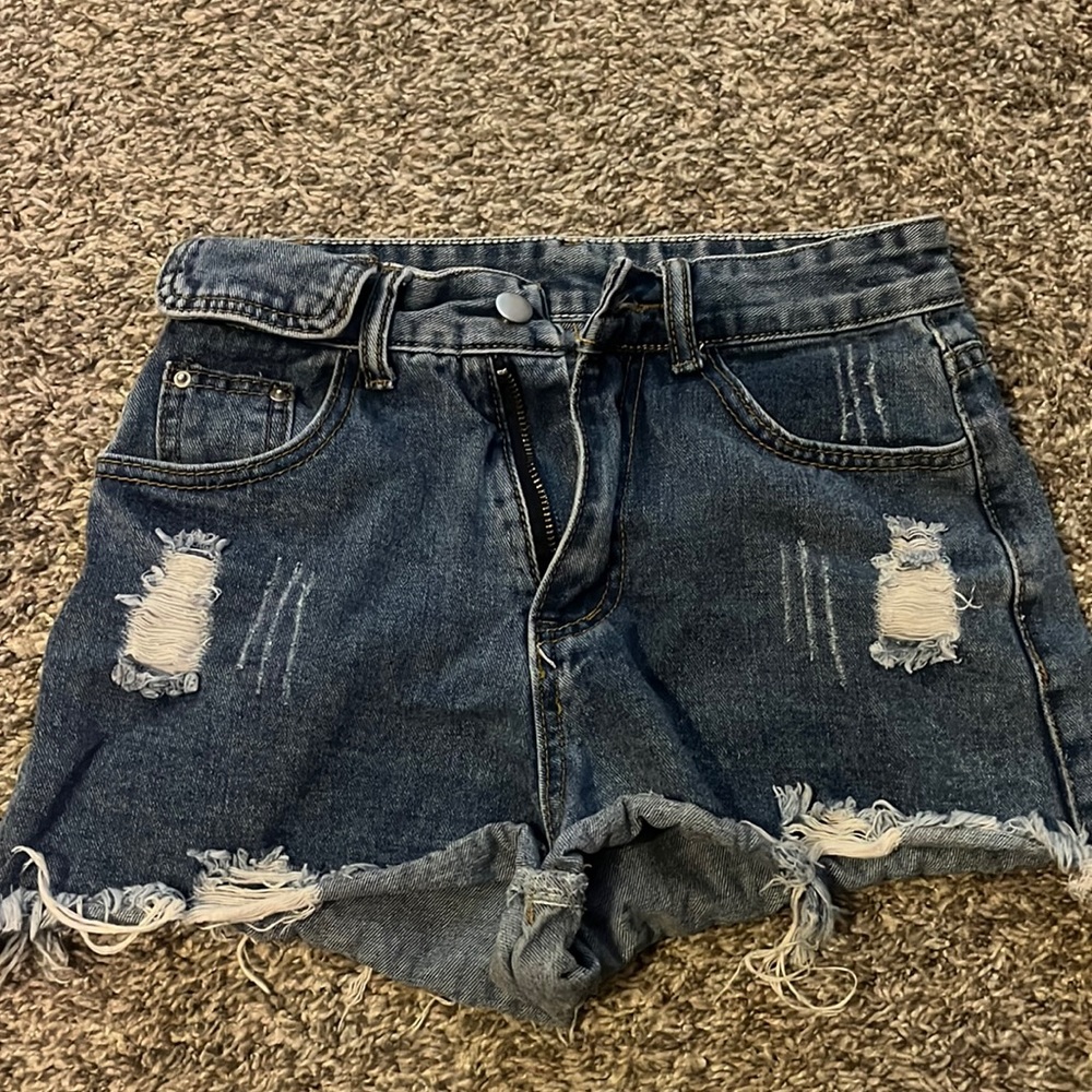 Jean Shorts with rips!